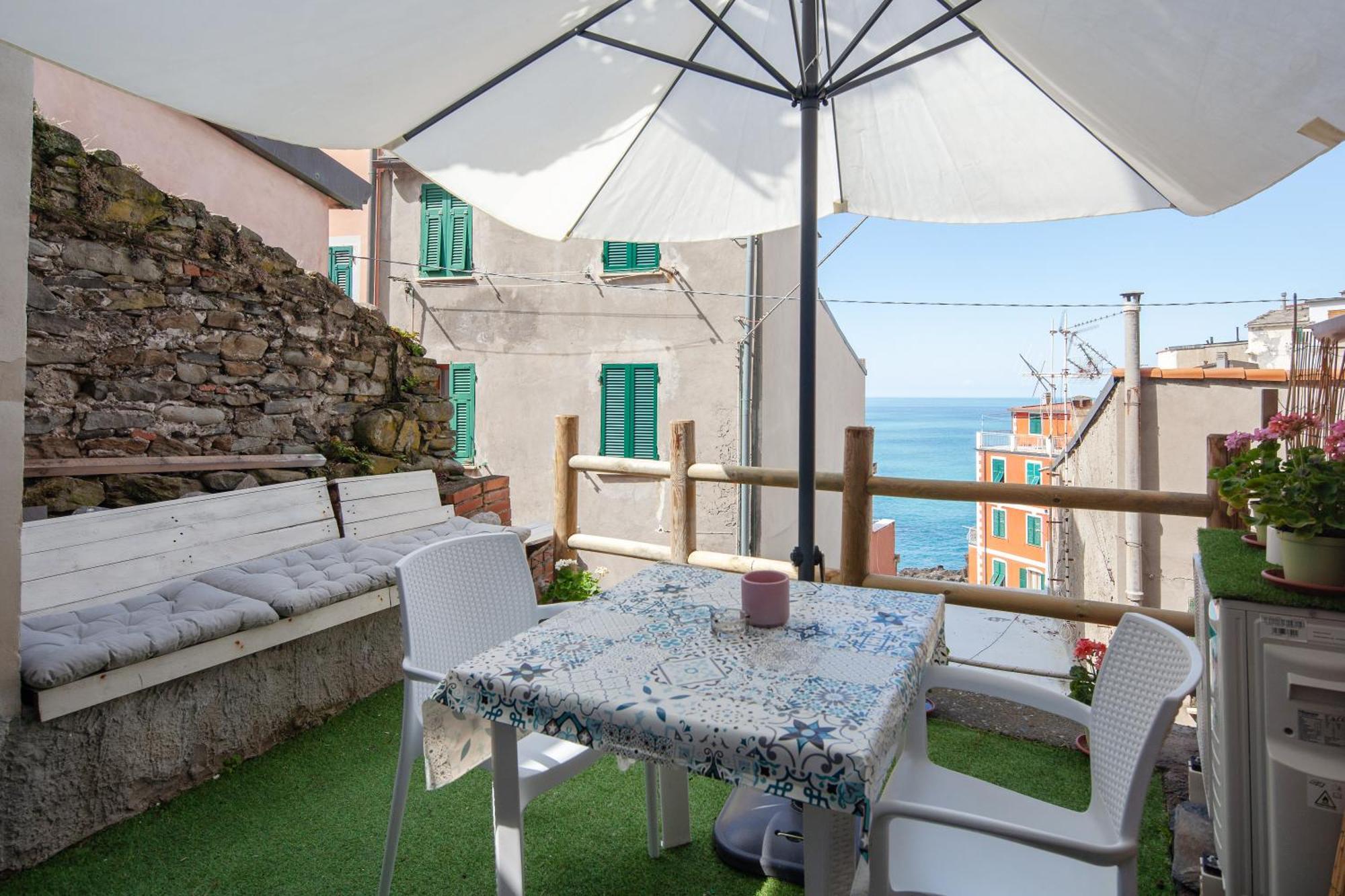 Ariel - Sea View Double Room Riomaggiore Kültér fotó
